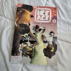 Kappa vintage Ice Age Activity Book with Characters